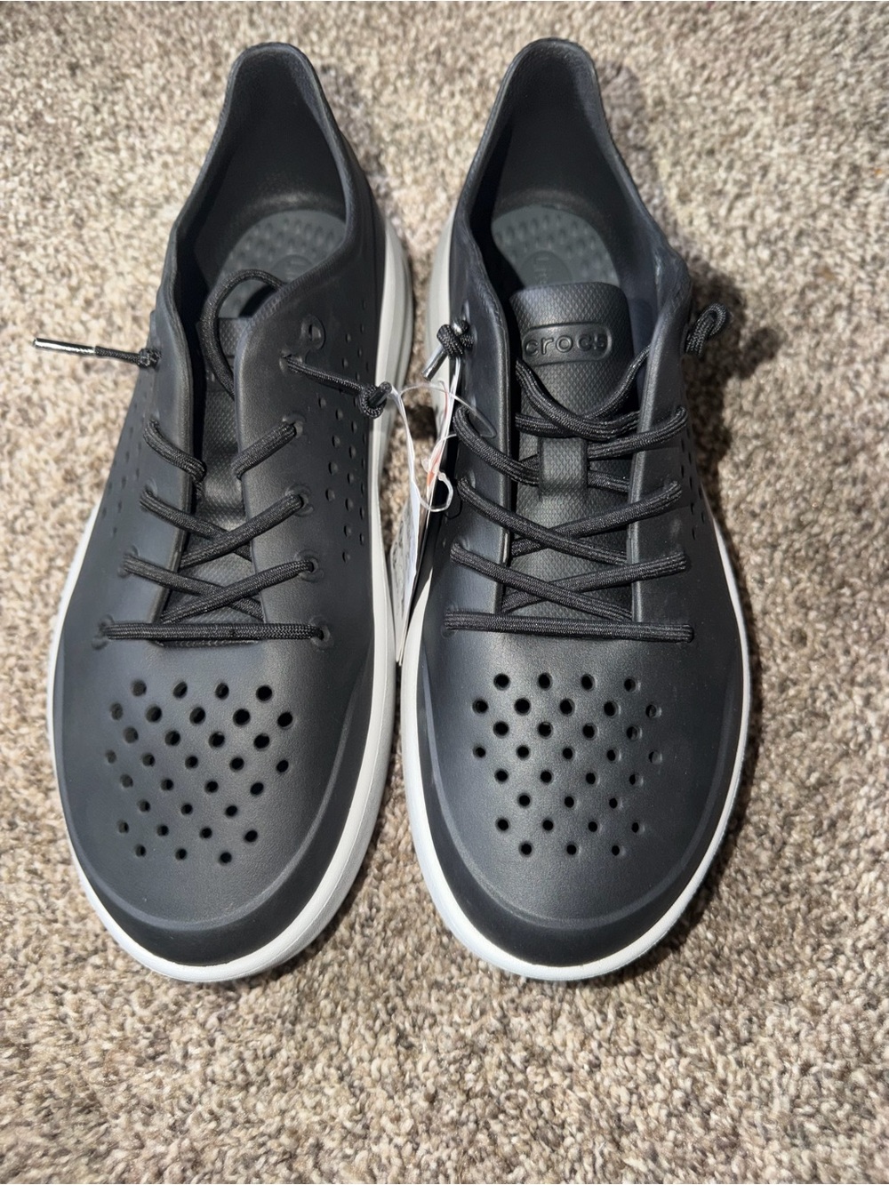Crocs InMotion Pacer M LiteRide Men's Low Top Lace-Up Sneakers size 10
